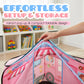 🎪 60% RABATT! ✨ POP-UP LEKSTÄLLE - 6 Aktivitetsstationer & Bärbar Design, Främjar Motorik för Barn 1-5 År, Perfekt Julklapp med Fri Frakt 🎁👶