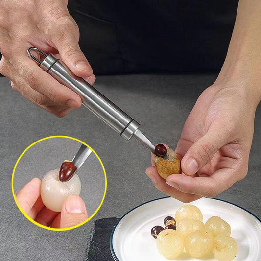 🍎 KÖP 1, FÅ 1 GRATIS! 🔪 Mångsidig Kärnare i Rostfritt Stål – Vass & Hållbar, Lätt att Använda för Äpplen, Paprika och Mer 🫑✨📦