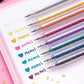 ✨ KÖP 2, FÅ 1 GRATIS! 🎉 Glitter Gel Pen Set – Skriv Glatt, 10 Färger & Snabb Torkning 📦