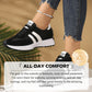 👟 50% RABATT! 💥 Låga Casualskor för Damer – 4 cm Plattform, Retrodesign & Halksäker Sula För En Stilren Look 👣