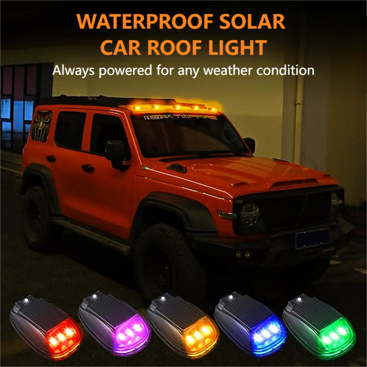 ☀️ 50% RABATT NU! 💡 Solcellslampa för Biltak – Vattentät, Fjärrkontroll & Enkel Installation 🚗✨