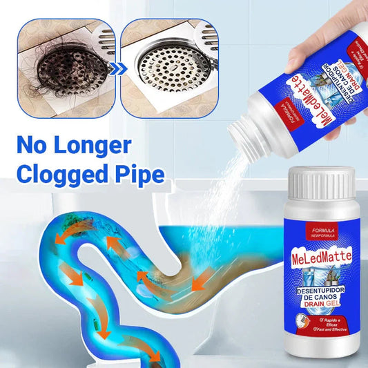 🚿 KÖP 2, FÅ 1 GRATIS! 🔥 Kraftfull Rörrensare – Snabb Avlägsnare av Täta Avlopp, Säker för Rör & Mångsidig 🛠️✨