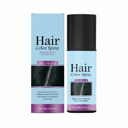 💇‍♀️ KÖP 2 FÅ 1 GRATIS! ✨ Tillfällig Hårfärgsspray för Utväxt – Växtbaserad, Naturlig Finish & Täcker Grått Hår 🌸