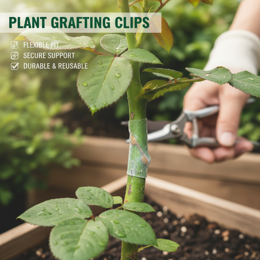 🌳 50% RABATT NU! ✨ 50 st Silikonhylsor för Ympning – Flexibla, Hållbara & Befrämjar Häling på Fruktträd 🛠️🌱