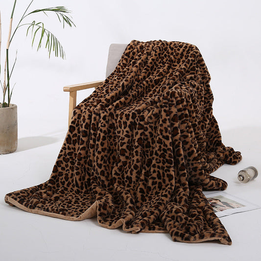 🛋️ 60% RABATT! 🎉 Leopardmönstrad Pläd – Supermjuk, Varm & Dekorativ 🐆📦