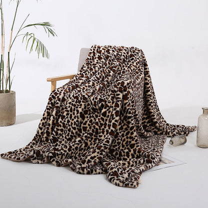 🛋️ 60% RABATT! 🎉 Leopardmönstrad Pläd – Supermjuk, Varm & Dekorativ 🐆📦