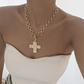 ⛪ KÖP 1, FÅ 1 GRATIS! ✨ Vintage Ewighetskors Halsband – Symboliskt, Tidslös design & Perfekt present 💝