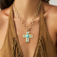 ⛪ KÖP 1, FÅ 1 GRATIS! ✨ Vintage Ewighetskors Halsband – Symboliskt, Tidslös design & Perfekt present 💝