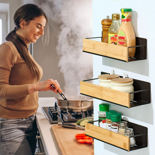 🧲 50% RABATT! 🍽️ Magnetisk Köksvägghylla – Spara Utrymme, Stark Hållkraft & Lätt att Installera 🔧