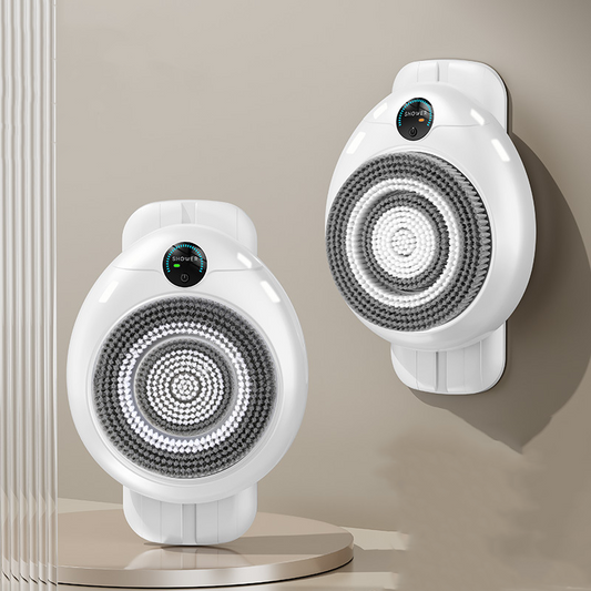🚿 60% RABATT! 🧖 Väggmonterad Elektrisk Ryggskrubb – 3D-Massage, Vandrat & Vattentät Design ⚡