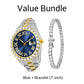⌚ 50% RABATT! ✨ Herrklocka med Strass & Kvartsverk – Lyxig Design, Iögonfallande & Perfekt för Fest 💎