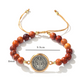 📿 KÖP 2 FÅ 1 GRATIS! ✨ Justerbart Träpärlearmband med St. Benedict – Andligt Skydd, Naturmaterial & Unisex Design 🙏