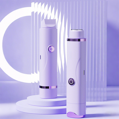 💜 60% RABATT! 🪒 Elektrisk Kroppstrimmer – Vattentät, Dubbla Huvuden & Extra Skonsam för Känslig Hud ✨