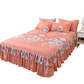 🛏️ 50% RABATT! 🎀 3-delat Volangsängkjol – Elegant Design, Fullständigt Skydd & Universell Passform 🛌