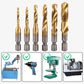 🛠️ 50% RABATT! 🔩 6-delars Multifunktionellt Spiralborrset – Tungdygn, Universal & Perfekt för Ditt Nästa DIY-projekt ✨