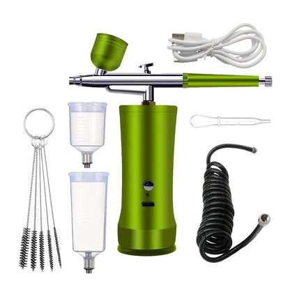 💄 60% RABATT! ✨ Trådlöst Airbrush Kit för Smink – Lättvikt, Lång Batteritid & Jämn Färgspridning 🌬️