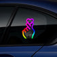 🚗 KÖP 2, FÅ 1 GRATIS! 💖 Solcellsdriven Hjärtformad LED-Bilbelysning – Dekorativ, Lätt att Montera & Automatisk Tändning/Släckning ✨
