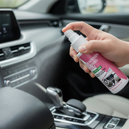 🚗 KÖP 2, FÅ 1 GRATIS! ✨ Poleringsspray för Bilinteriör – För Fläder, Plast & Läder, Lämnar Glans & Skydd 🧽