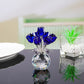🌹 50% RABATT! 💎 Evig Kristallrosblomma Figurin i Vas – Hållbar Design, Lyxigt Glans & Perfekt Som En Tidlös Present För Alla Tillfällen 🎁