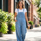 50% RABATT! ✨ Trendig jean overall dam – löst sittande, med fickor & perfekt för sommar – Bekväm, sval och snygg – enkel sommarchic för strand, festival eller vardag 🌞