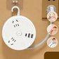 🔌 50% RABATT! 🔋 Utdragbar Grenuttag med Krok och USB-portar – 5 Uttag, 3 USB-portar & Säker Överbelastningsskydd 🏠