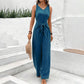 👗 60% RABATT! 💃 Kvinnors Enfärgad Jumpsuit med Midjebälte – Elegant Design, Figursydd & Perfekt För Fest & Vardag 🌸