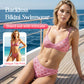 👙 50% RABATT! 🏝️ Boho Tile Print Backless Bikini – Halsband, Justerbara Band & Snabbtorkande Tyg för Strand & Pool ✨