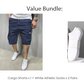 🩳 60% RABATT! ☀️ Lätta Cargoshorts – Andningsbart Tyg, Knälång Skärning & Säkra Fickor För Telefon & Nycklar, Bekväma Hela Dagen ✅