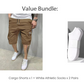 🩳 60% RABATT! ☀️ Lätta Cargoshorts – Andningsbart Tyg, Knälång Skärning & Säkra Fickor För Telefon & Nycklar, Bekväma Hela Dagen ✅