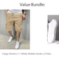 🩳 60% RABATT! ☀️ Lätta Cargoshorts – Andningsbart Tyg, Knälång Skärning & Säkra Fickor För Telefon & Nycklar, Bekväma Hela Dagen ✅