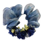 🎀 50% RABATT! 🌸 Elegant Organza-Hårsnodd med Blommönster – Mjuk, Skonsam mot Håret & Perfekt för Bröllop och Fest ✨
