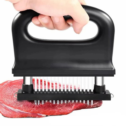 🥩 50% RABATT! 🎉 Köttmörkare med 48 rostfria stålblad – Mörar kött snabbt & enkelt – Perfekt för grill, stek eller marinader – ger saftigare resultat på nolltid 🔥✨