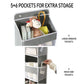 🧺 60% RABATT! 🏠 5-nivåer Hängande Organisatör med Stor Kapacitet – Platsbesparande, Stadigt Tyg & Perfekt För Garderob & Badrum 🚪