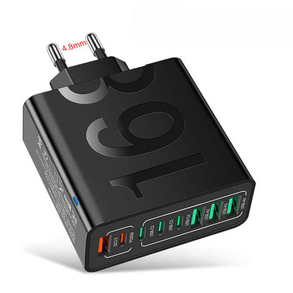📱 50% RABATT! ⚡ Multi-Port 150W Snabbladdare – 3-enheters samtidig laddning, Kompakt design & Universell kompatibilitet 🔋