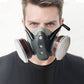 😷 50% RABATT! 🎁 Gasmask med Dubbla Filter & Aktivt Kol – Professionellt Skydd, Hög Filtrering & Andningsbar 🛡️