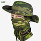 🧢 60% RABATT! 🎣 2-i-1 Kamouflagehatt med Halsduk – UPF 50+, Avtagbar Mask & Perfekt för Fiske & Utomhusbruk 🛡️
