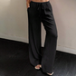 👖 60% RABATT! ✨ Mångsidiga Enfärgade Byxor med Vida Ben – Bekväm passform, Tidlös stil & Lätt att kombinera 💫