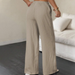 👖 60% RABATT! ✨ Mångsidiga Enfärgade Byxor med Vida Ben – Bekväm passform, Tidlös stil & Lätt att kombinera 💫