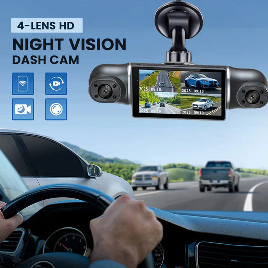 📹 50% RABATT! 🔥 360° Örnögon-parkeringskamera – Heltäckande vy, inga döda vinklar – 1080P HD, loopinspelning & nattseende – parkera med självförtroende 🚗