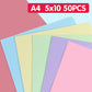 🎨 50% RABATT! 📄 Färgglatt A4-kopieringspapper för hantverk – 10 ljusa färger, 80g/m² & Perfekt för utskrift, vikning & DIY-projekt ✂️