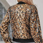 🧥 60% RABATT! ✨ Damernas Glittrande Leopardmönstrade Jacka – Festligt, Trendigt & Perfekt för Partyn 🐆