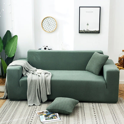 🛋️ 50% RABATT! 🧵 Jacquardstickat Stretchigt Sofföverdrag – Halkfritt, Mjukt Tyg & Universell Passform 🏠