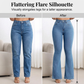 👖 60% RABATT! 💙 Högmidjade Utsvängda Stretchjeans för Kvinnor – Bekväm Passform, Retro Stil & Stretchigt Tyg 🌸