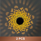 🌈 50% RABATT! ☀️ Solcellsdriven Mandala Projektorlampa – Färgglada Mönster, Vattentät & Automatisk för Trädgård & Uteplats 🌸