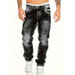 👖 60% RABATT! 🔥 Herrmode Kreativa Stretchjeans – Minimalistisk Stil, Perfekt För Sommaren & Emo-inspirerad Look 💙