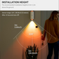 💡 50% RABATT! 🌈 Nattlampa med Färgskiftning & Automatisk Rörelsedetektion – 5m Räckvidd, 1500mAh, Magnetisk & Perfekt För Mörka Hörn Och Nattliga Besök 🌙