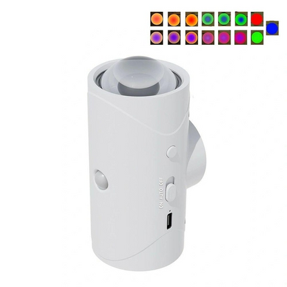 💡 50% RABATT! 🌈 Nattlampa med Färgskiftning & Automatisk Rörelsedetektion – 5m Räckvidd, 1500mAh, Magnetisk & Perfekt För Mörka Hörn Och Nattliga Besök 🌙