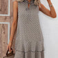 👗 50% RABATT! 🎉 Klänning med rosett & geometriskt mönster för damer – Elegant & lekfull – Perfekt för fester, bröllop eller en chic sommardag – feminin och iögonfallande 💃✨
