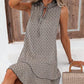 👗 50% RABATT! 🎉 Klänning med rosett & geometriskt mönster för damer – Elegant & lekfull – Perfekt för fester, bröllop eller en chic sommardag – feminin och iögonfallande 💃✨