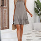 👗 50% RABATT! 🎉 Klänning med rosett & geometriskt mönster för damer – Elegant & lekfull – Perfekt för fester, bröllop eller en chic sommardag – feminin och iögonfallande 💃✨